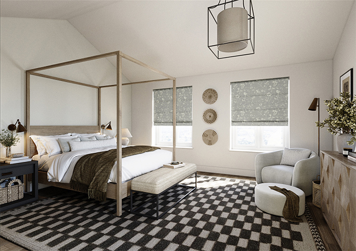 Etched Vine, Feather - Roman Blind - Image 7